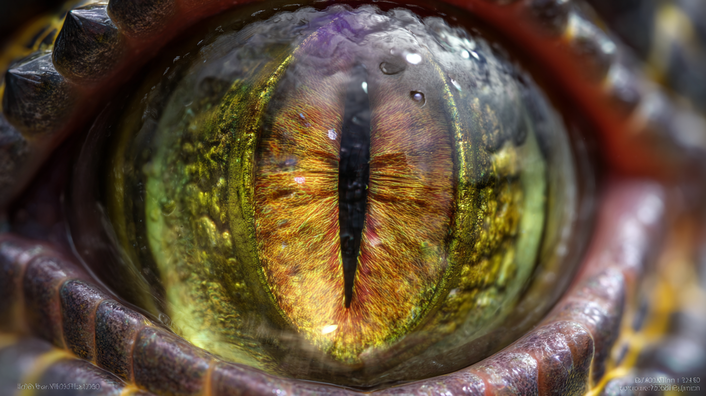 Macro occhio di drago