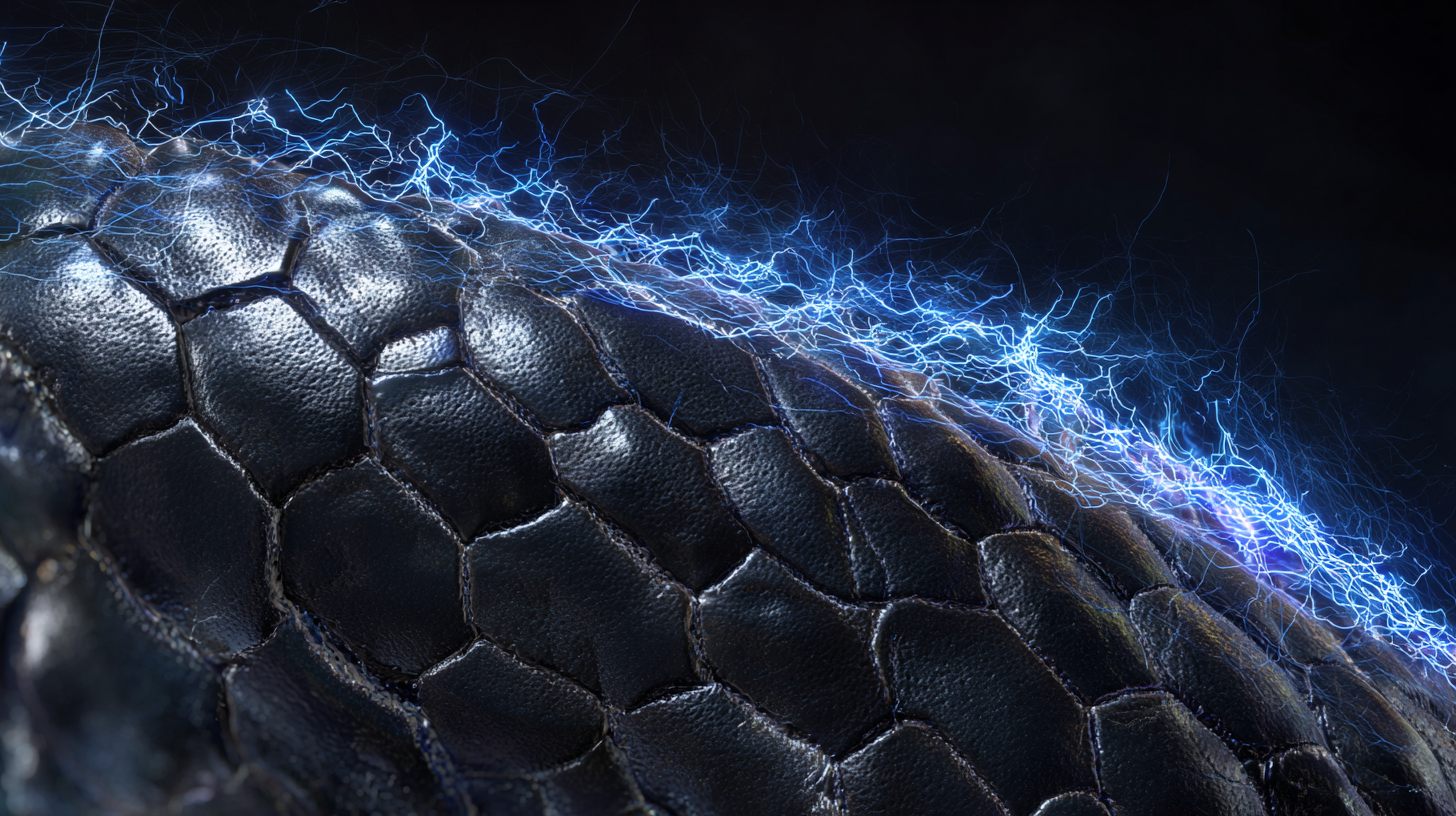Macro visualizzazione scaglie rettiliane